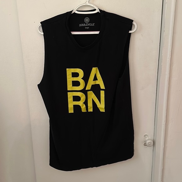 SoulCycle black “BARN” tank - Picture 1 of 5